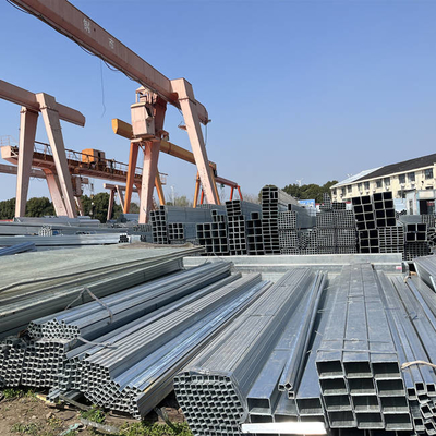 il tubo ricoperto gi del quadrato di 600mm ha galvanizzato l'acciaio quadrato d'acciaio di mA dei prezzi della tubatura