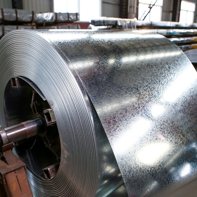 Dx51d Dx52d ASTM A653 bobina galvanizzata immersa a caldo 0,5-1,5 mm spessore spangolo zero