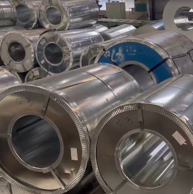strato della bobina galvanizzato ISO9001 di 3mm Han Steel Galvanized Steel Coil SPCC DC01 DC03