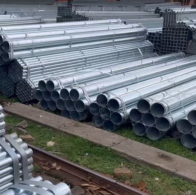 Spessore ISO9001 del tubo DX51D Z265 70 della lamiera sottile di Han Steel Seamless Galvanized Round