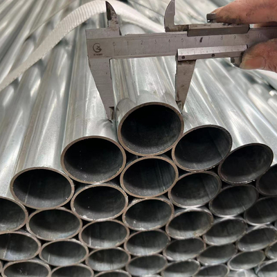 80mm strutturali 35mm 48mm hanno galvanizzato l'impalcatura del tubo d'acciaio 6 metri