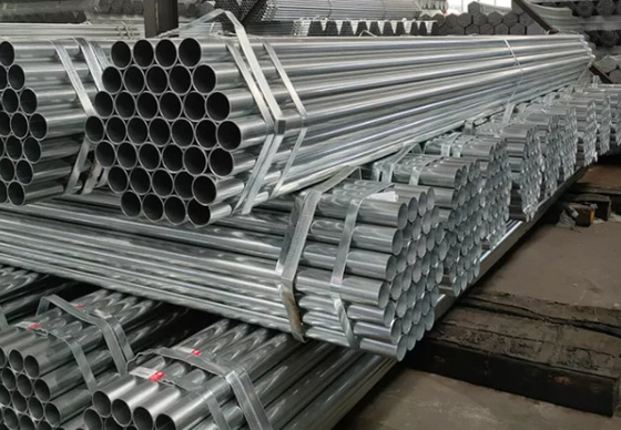 La immersione calda del giro di ASTM ha galvanizzato il tubo d'acciaio Q195-Q235 6m-12m con voi d'acciaio