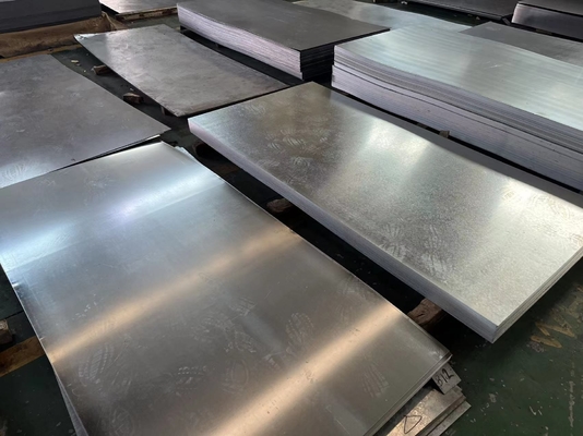 SECC PPGI ha galvanizzato lo strato normale 1m 2m che la lamiera piana ha galvanizzato l'acciaio