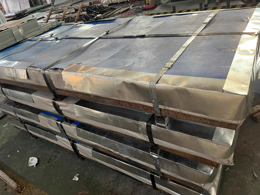 SECC PPGI ha galvanizzato lo strato normale 1m 2m che la lamiera piana ha galvanizzato l'acciaio