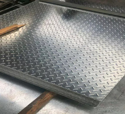 Acciaio della lamiera per caldaie della lamiera striata 1.2MM 2.0MM 4.5MM ASTM di gi di Q195 Q345 A36