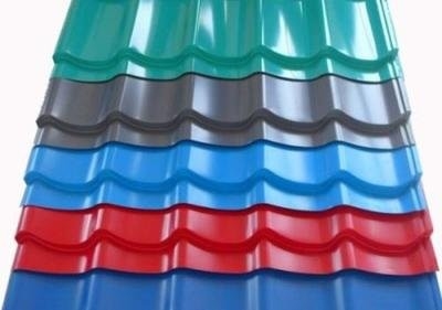 Tagliando il tetto rivestito di perforazione di colore di gi riveste 6000mm per Buliding