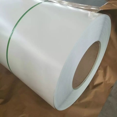 Bobina d'acciaio PPGI di colore bianco galvanizzato preverniciato Z200 per la realizzazione di lavagne bianche