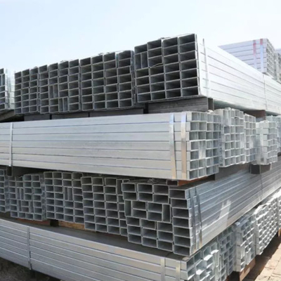 ASTM ISO9001 Q195 A500 A53 alluminio rettangolare 30 - 60g galvanizzato per il tubo fluido