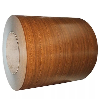 Il colore di marmo di legno di PPGI ha ricoperto la bobina d'acciaio 1250mm PPGL A755 per la decorazione domestica