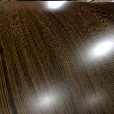 Il colore di marmo di legno di PPGI ha ricoperto la bobina d'acciaio 1250mm PPGL A755 per la decorazione domestica