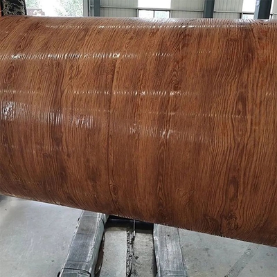 Il legno ricoperto zinco della bobina dell'acciaio galvanizzato SUS di JIS Ppgi ha stampato le pitture 0,18 - 1.5mm