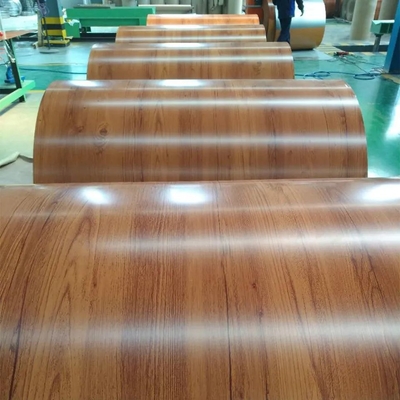 Il legno ricoperto zinco della bobina dell'acciaio galvanizzato SUS di JIS Ppgi ha stampato le pitture 0,18 - 1.5mm