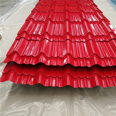 Lo strato rivestito galvanizzato del piatto di colore ha ondulato il ferro d'acciaio di gi che copre 275g/㎡