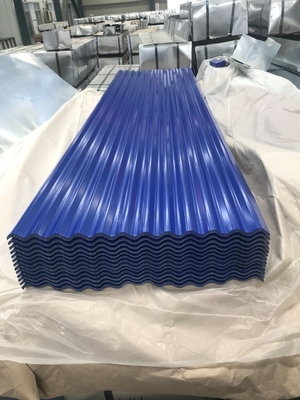 Lo strato rivestito galvanizzato del piatto di colore ha ondulato il ferro d'acciaio di gi che copre 275g/㎡