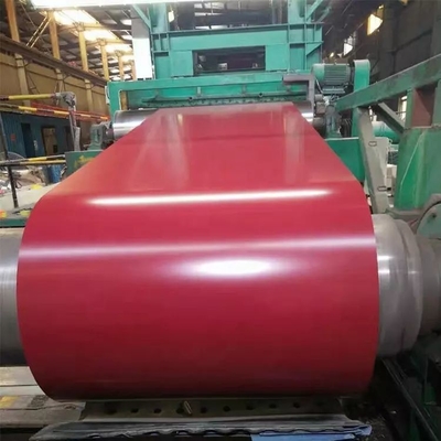 275g / M2 zincano ricoperto colorano ricoperto arrotolano 3 - 8MT carico di snervamento 180Mpa
