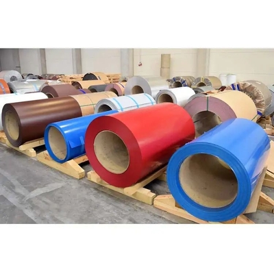 Il colore PPGI di RAL ha ricoperto l'alto materiale del peso 3-8MT BLDE+Z dell'allungamento della bobina d'acciaio