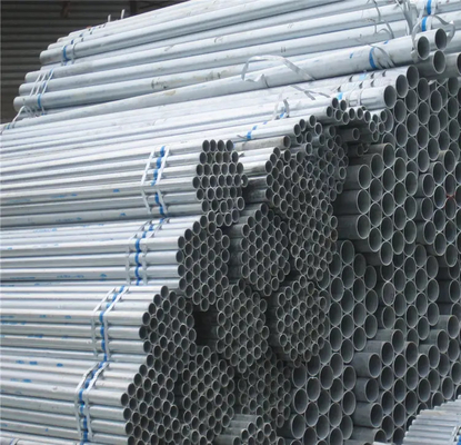 Tubo di acciaio galvanizzato rotondo 1 pollice 1,5 pollice 2 pollice 2,5 pollice 4 pollici SS400 Q195 Q235