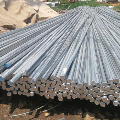 Q235 Q345 Barra tonda galvanizzata 10 mm 25 mm resistente all'usura Ingegneria meccanica