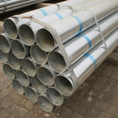 SCH10 SCH30 Tubo di acciaio galvanizzato Q345A 10# 20# Saldato rotondo per la costruzione