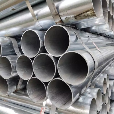 Astm A36 A53 1 2 Tubo galvanizzato immerso a caldo Q235b Q345a Erw Saldato a rotonda nel gas di petrolio