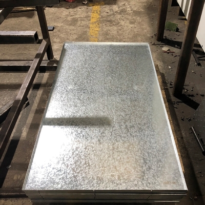Z140 Z350 4ft X 8ft pannelli di copertura in acciaio galvanizzato DX54D DX55D 0.2-6mm Spessore in edificio