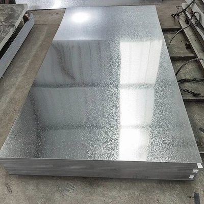 ASTM A653 Piastra piatta galvanizzata Q195 Q235B Regolare Spangle Antirugine Per Tetti