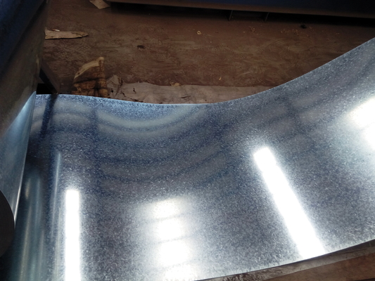 Fogli di acciaio galvanizzato Q195 Q345 immersi a caldo 100 mm 500 mm 1000 mm Larghezza per edifici