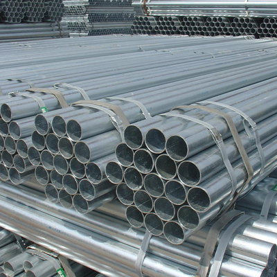 ISO9001 Q195 Q345 Materiale tubo di acciaio galvanizzato immerso a caldo per la costruzione