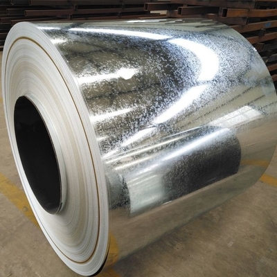 Z180 DX51D bobina di acciaio galvanizzato alta resistenza 600 mm larghezza spangolo regolare