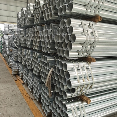 Tubo di acciaio galvanizzato di diametro esterno di 28 mm ASTM A572 per materiali per impalcature