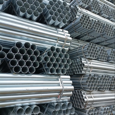 Tubo in acciaio galvanizzato DX52D SGCC senza saldatura di 16 calibri Certificato JIS ERW