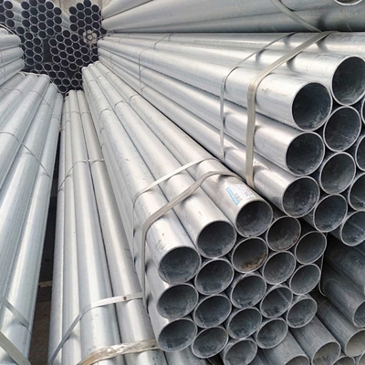 ST082 ERW tubo di acciaio galvanizzato 2 pollici 3 pollici perforare 8m lunghezza o su misura