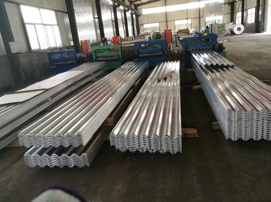 0.5 mm Spessore Lastre galvanizzate ondulate 1220*2440mm G550 SGCC Lastra per tetto